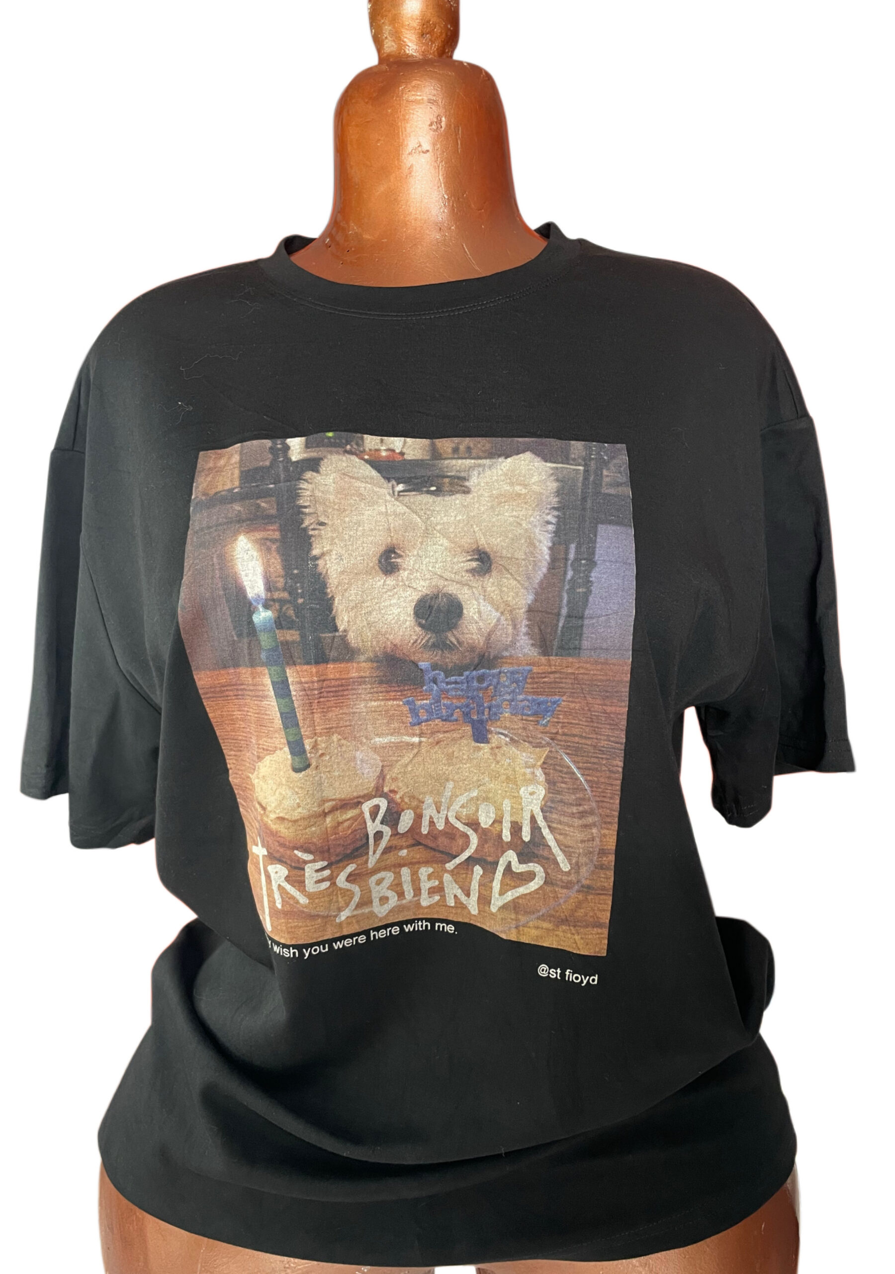 tee-shirt noir (friperie premier choix)