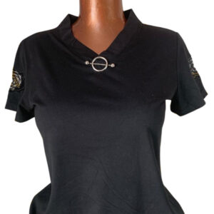Tee-shirt pour femme noir (friperie premier choix)