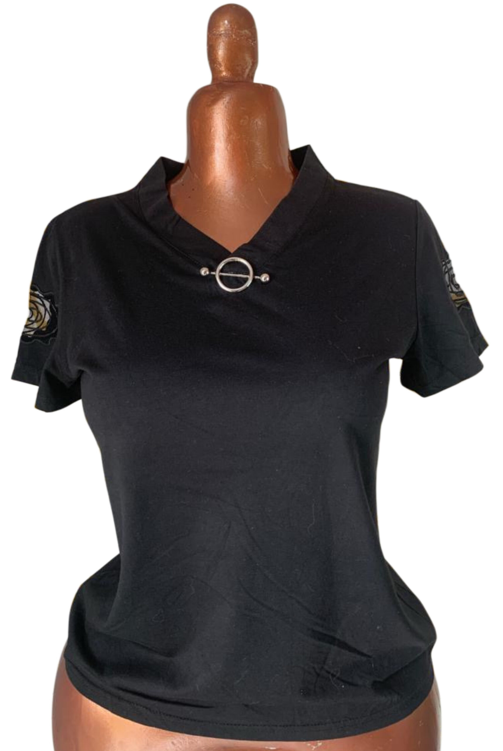 Tee-shirt pour femme noir (friperie premier choix)