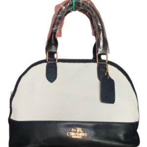 Sac à main  blanc noir