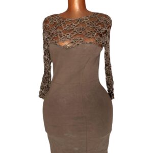 Une robe marron ( friperie premier choix )