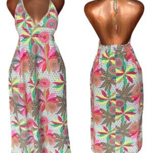 Robe longue dos nu