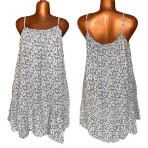 Robe courte fleurie friperie premier choix )