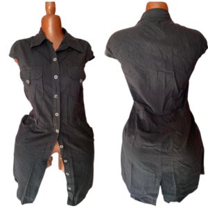 Robe chemise noire ( friperie premier choix )