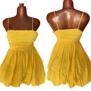 Petite robe jaune femme ( friperie premier choix )