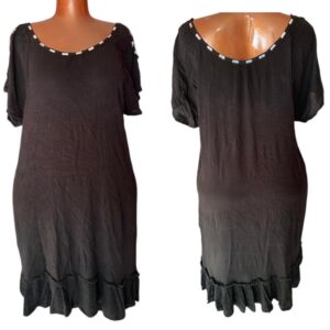 Robe tunique noire ( friperie premier choix )