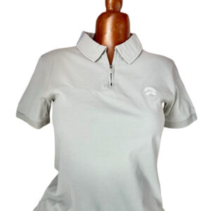Polo gris femme