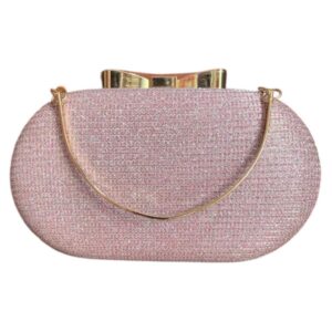 sac à main de soirée rose