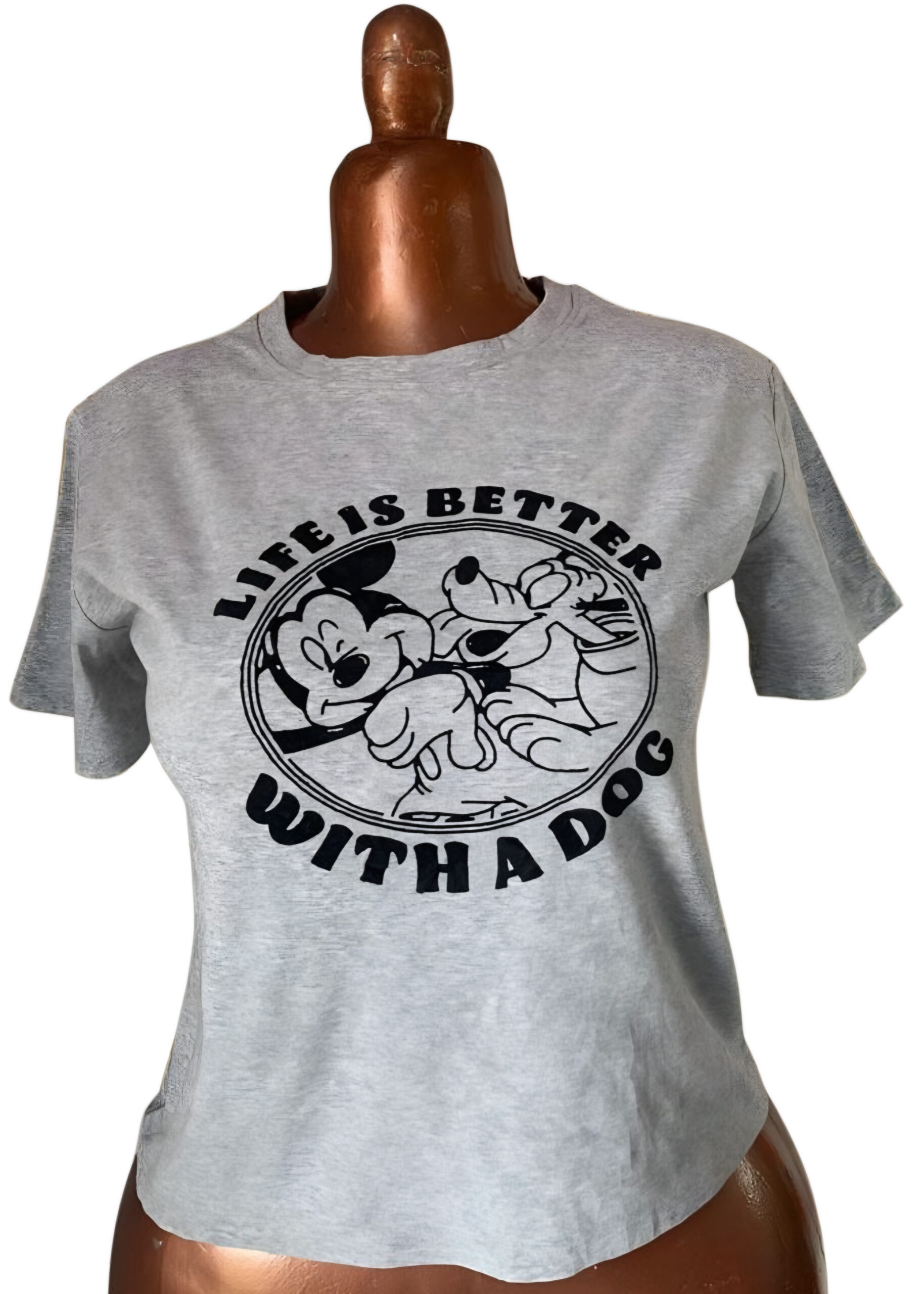 T-shirt gris femme ( friperie premier choix)