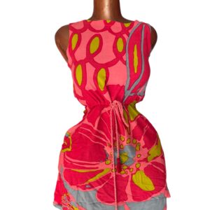 Robe courte floral ( friperie premier choix )
