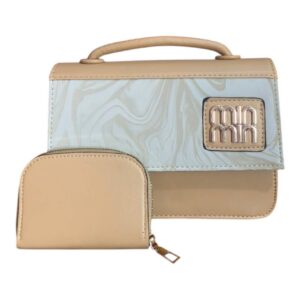 Ensemble sac à main avec portefeuille