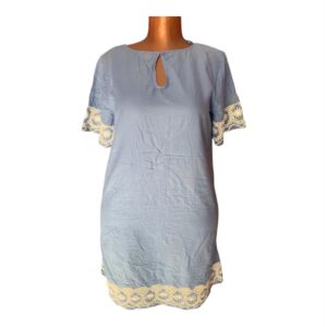 Robe Courte  Bleu Ciel (Friperie Premier Choix)