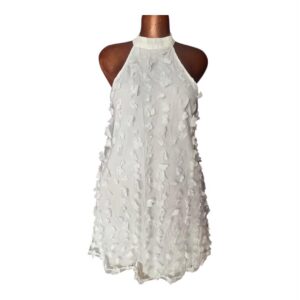  Robe Blanche Élégante (Friperie Premier Choix)