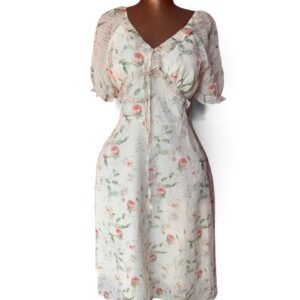 Robe Fleurie Romantique – Friperie Premier Choix