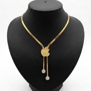 Collier pendentif trèfle à quatre feuilles doré