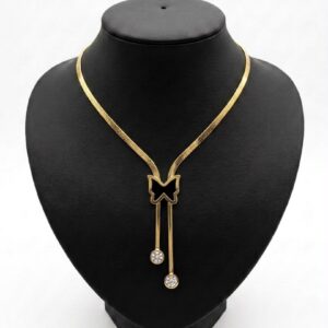 Collier pendentif trèfle à quatre feuilles doré