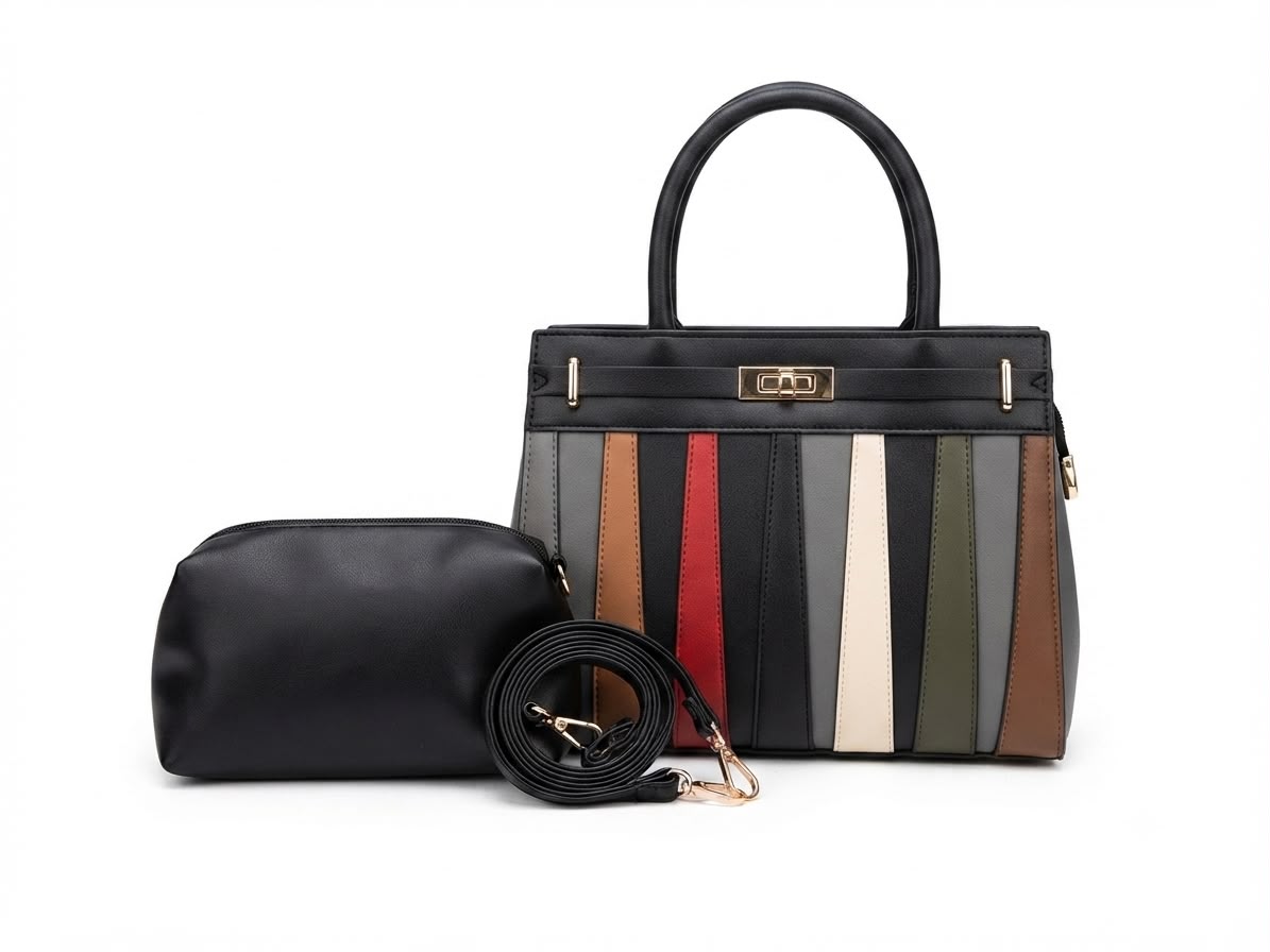 Ensemble de sacs à main fourre-tout multicolore